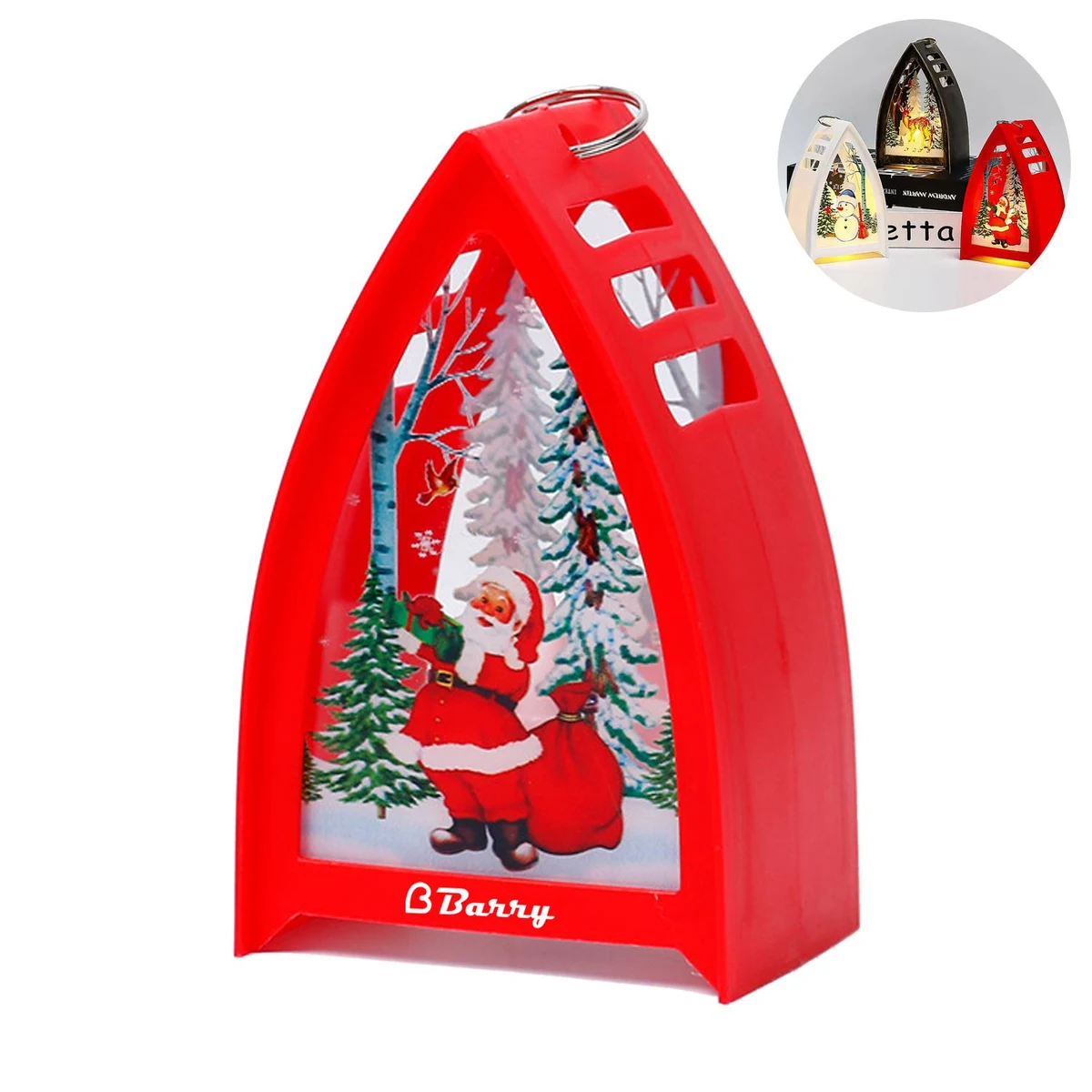 Plastic Christmas Decorative Light Ornaments 1