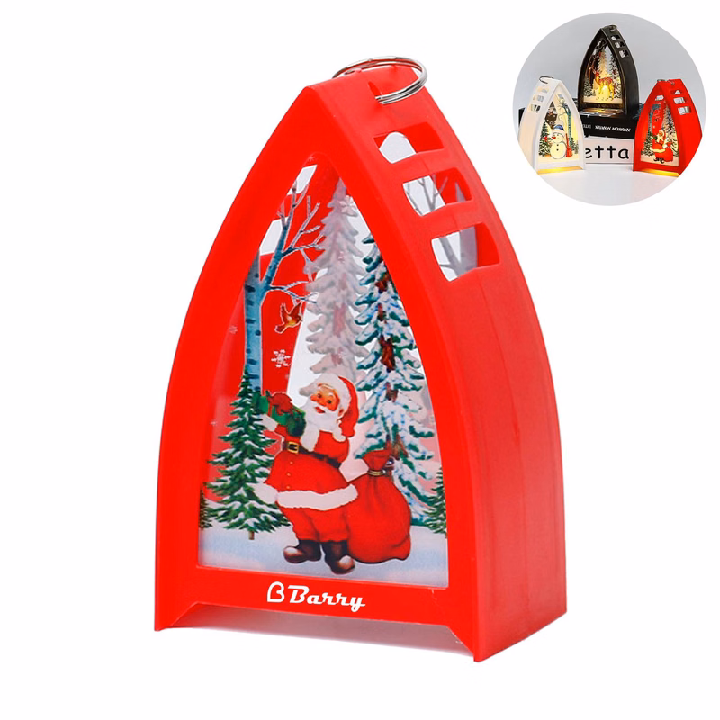 Plastic Christmas Decorative Light Ornaments