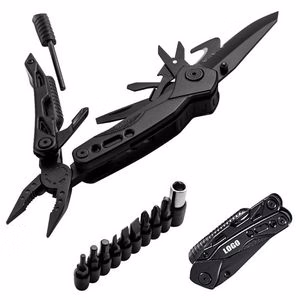Compact Multi Tools Pliers With Flint Bits Set for Outdoor Adventures