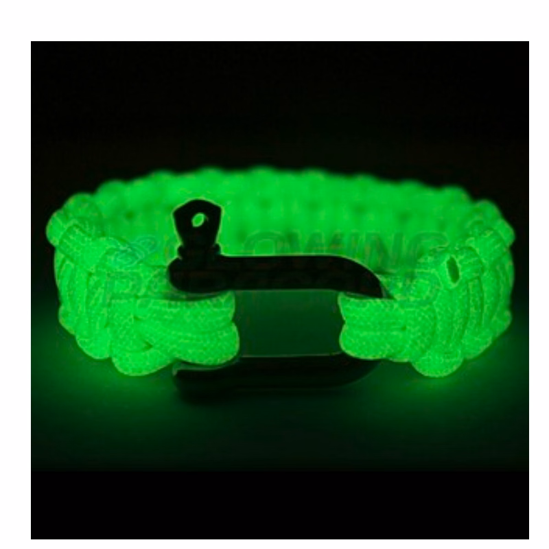 Glow in the Dark Survival Bracelet