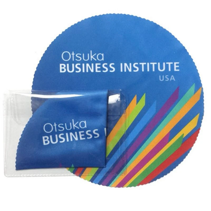 Round Lens Cloth in Pouch 1