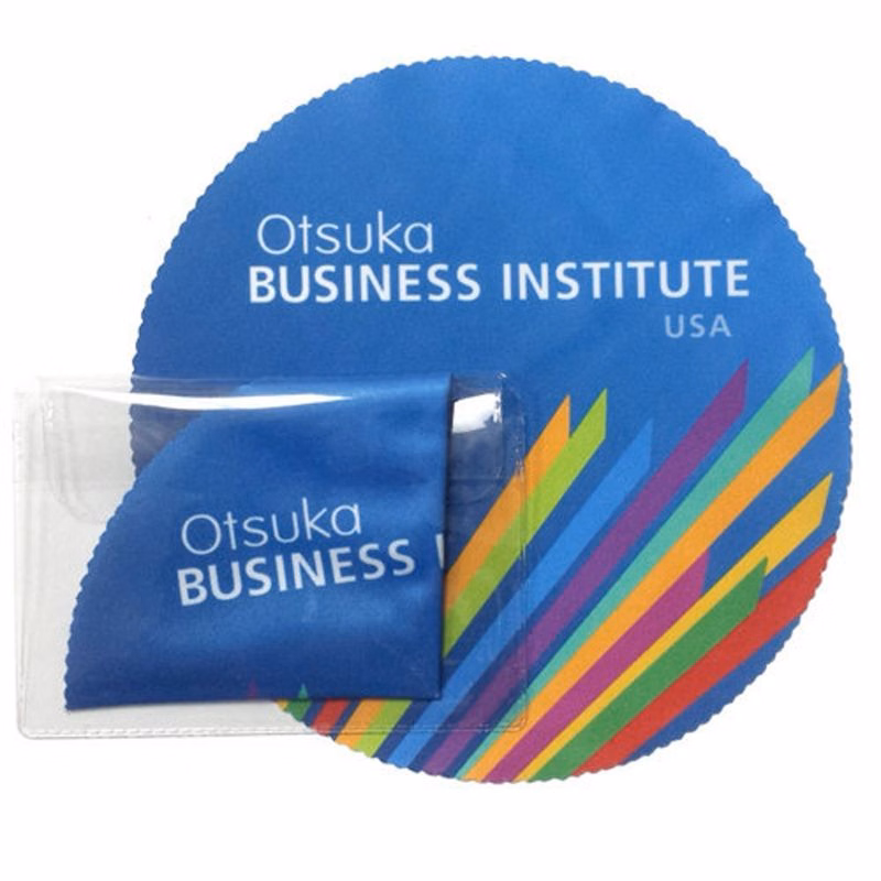Round Lens Cloth in Pouch