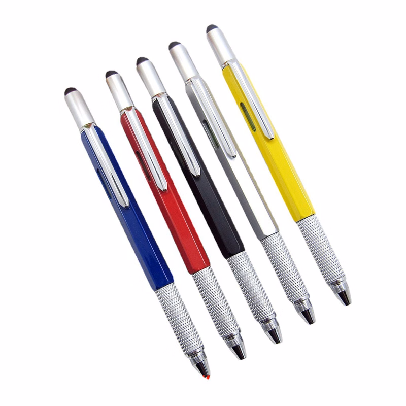 6 In 1 Multifunctional Pen With Box Package