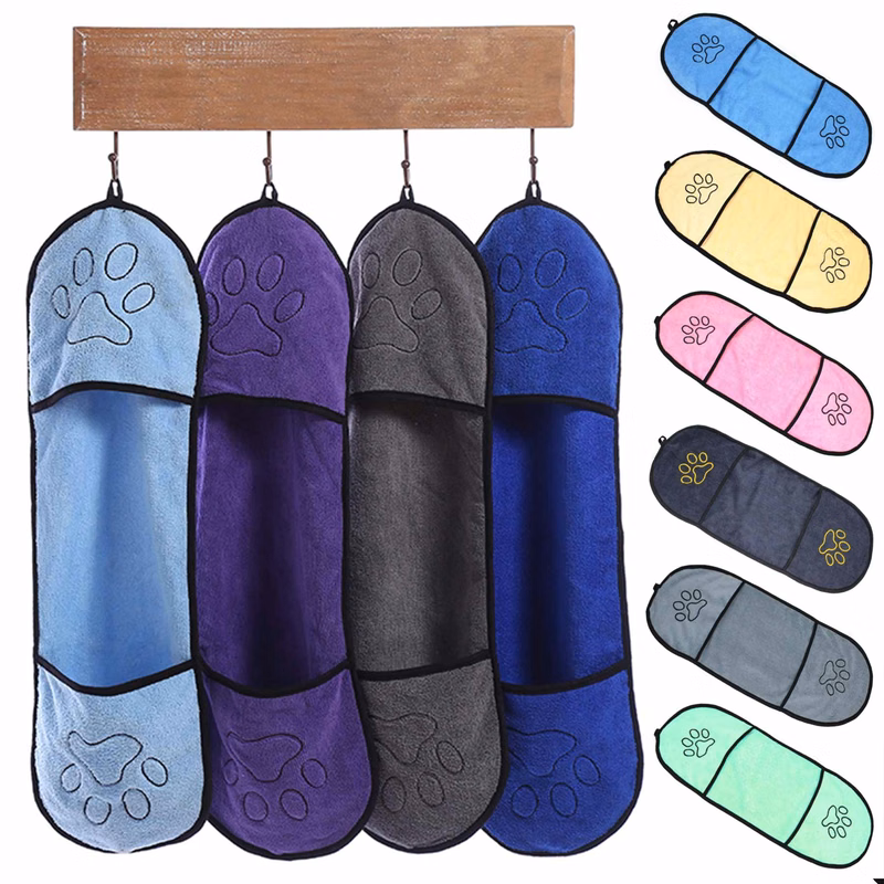 Quick Dry Gloves Towels with Pockets