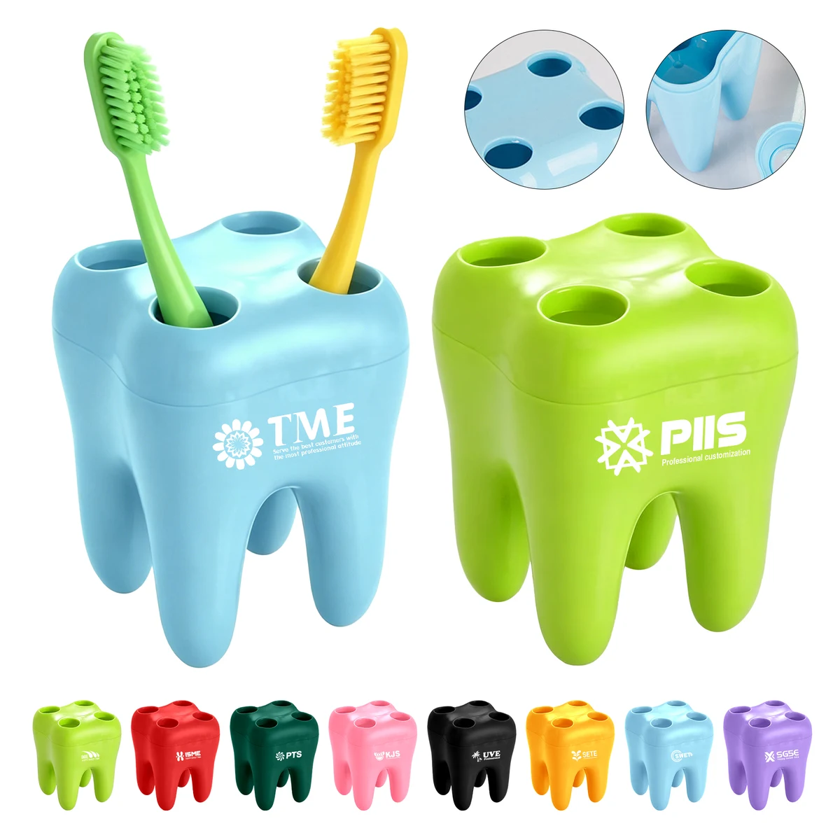 Tooth Shaped Toothbrush Holder 1