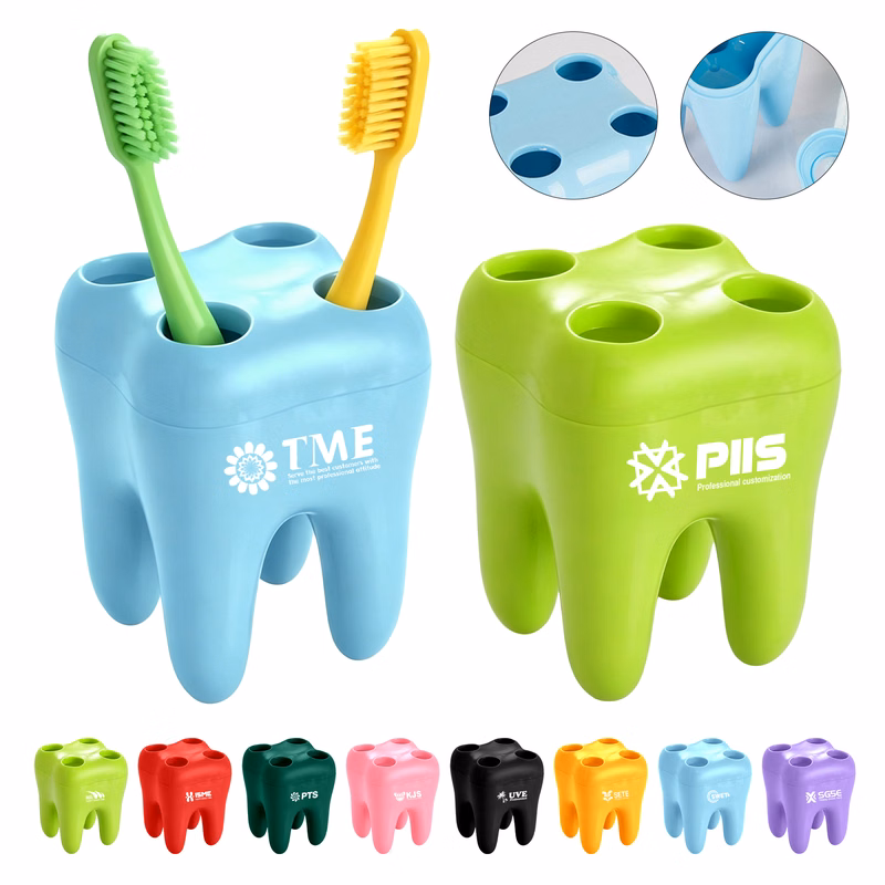 Tooth Shaped Toothbrush Holder