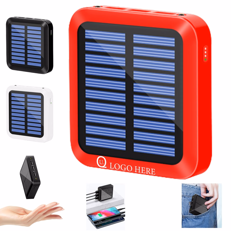 10000Mah Portable Solar Power Bank Flashlight