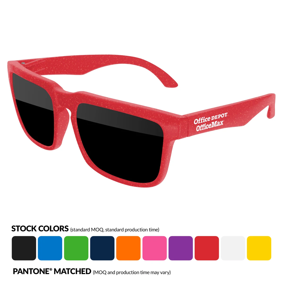 BPA Free Heat Sunglasses w/ 1 color temple imprint 1
