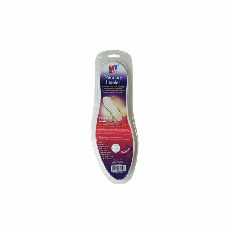 Memory Foam Insoles - Clear