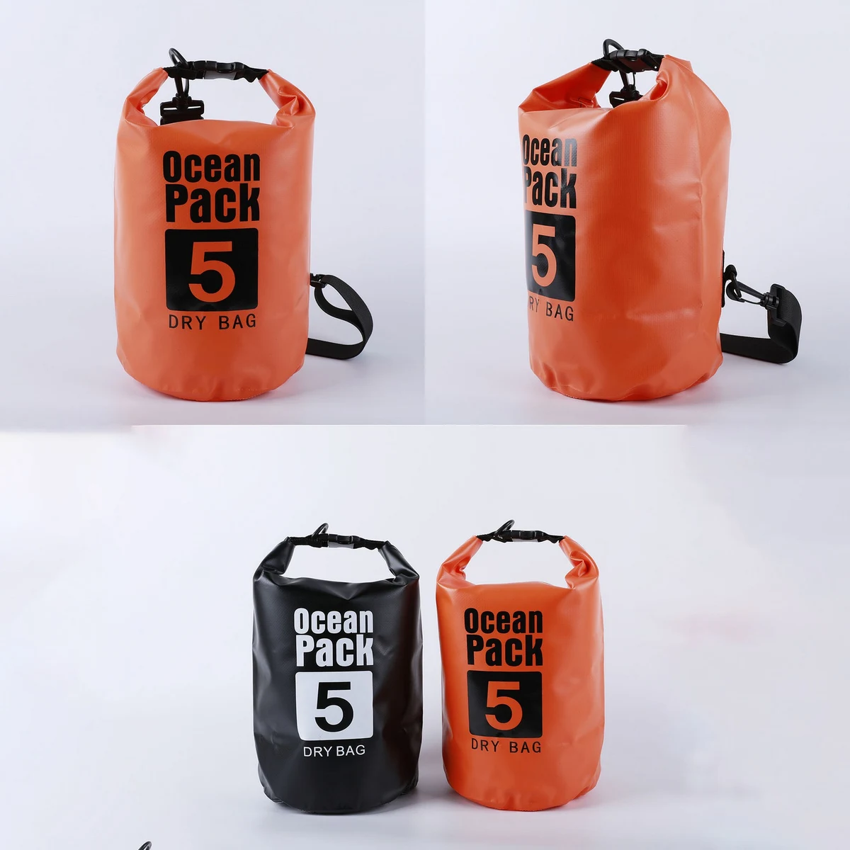 5L Roll Top Waterproof Backpack Sack 1