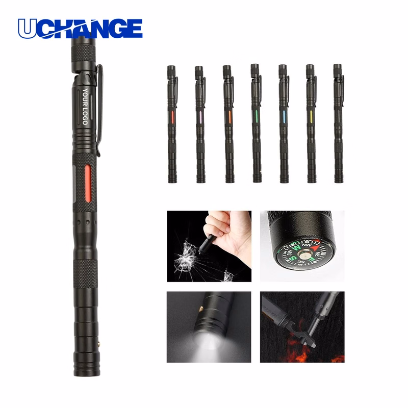 Aluminum Multi-Tool Pen for Outdoor Use