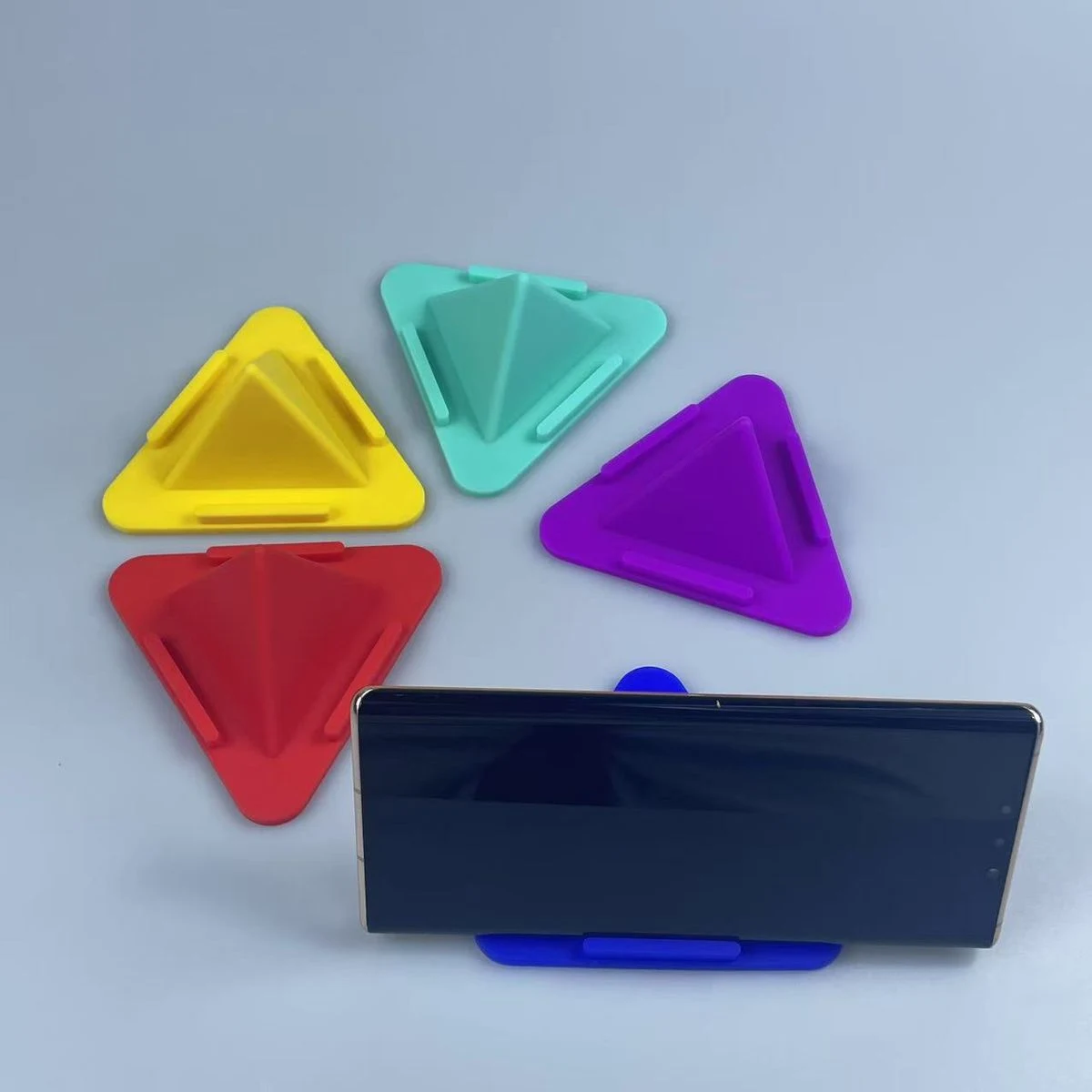Original Pyramid Shape Desk Table Mobile Holder Stand 1