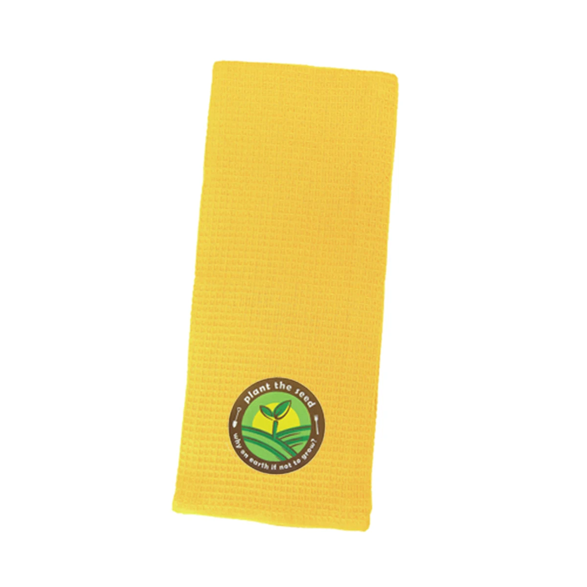 Dish Towel w/ Woven Patch 1