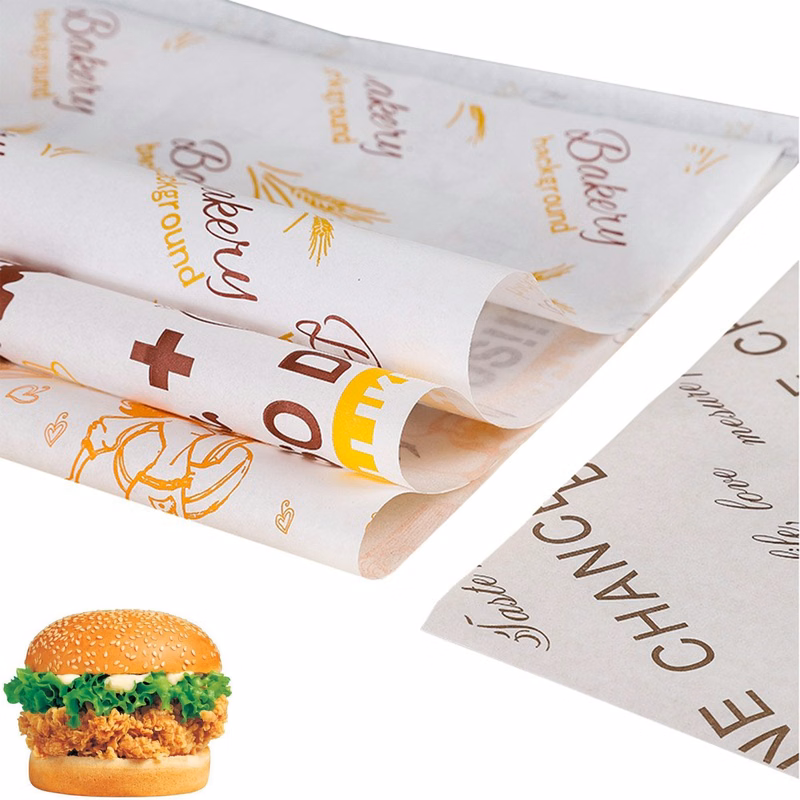 12x12 White Custom Food Wrapping Liner Paper