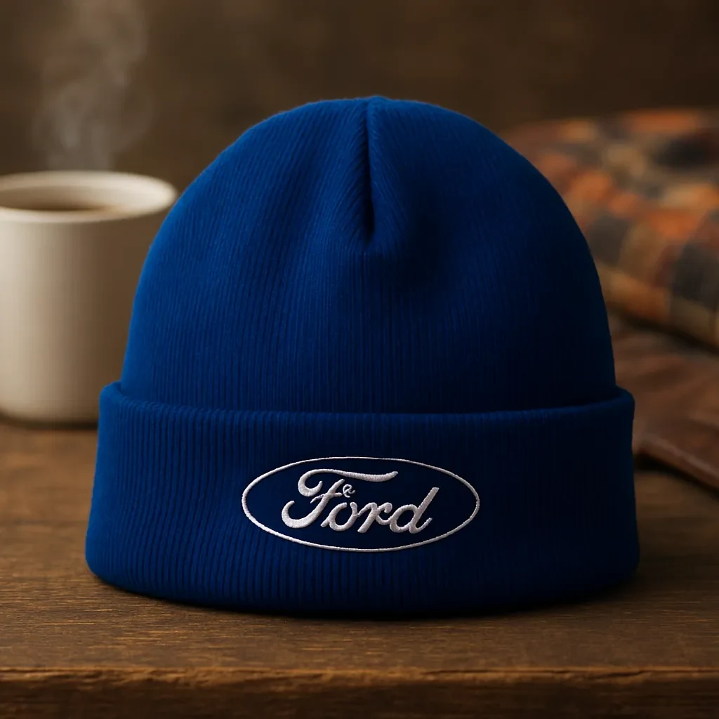 Solid Knit Beanie with Cuff 1