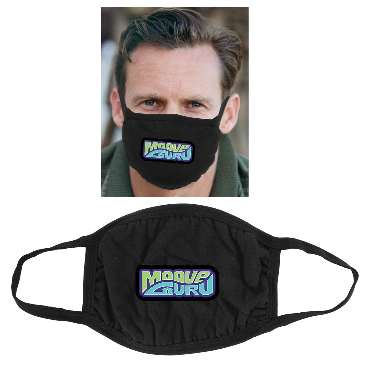 FULL COLOR STITCHED FABRIC FACE MASK 1