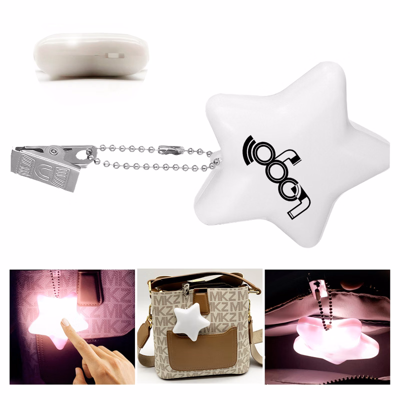 Portable Star LED Light with Clip for Backpacks