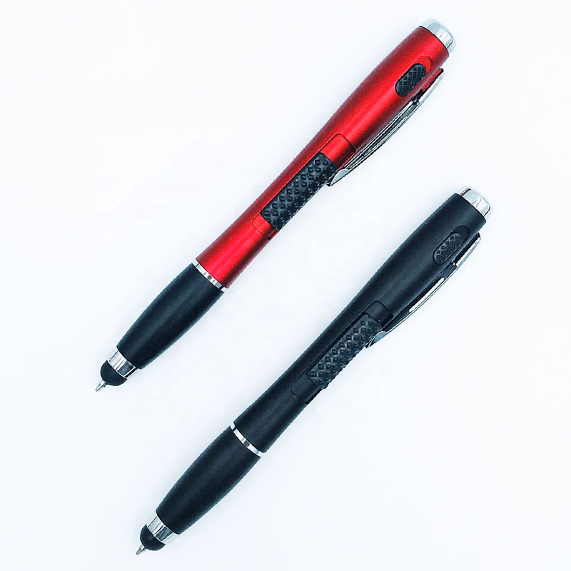 Multi-Function Touch Screen Pen, Stylus, Ballpoint Pen, LED Flashlight