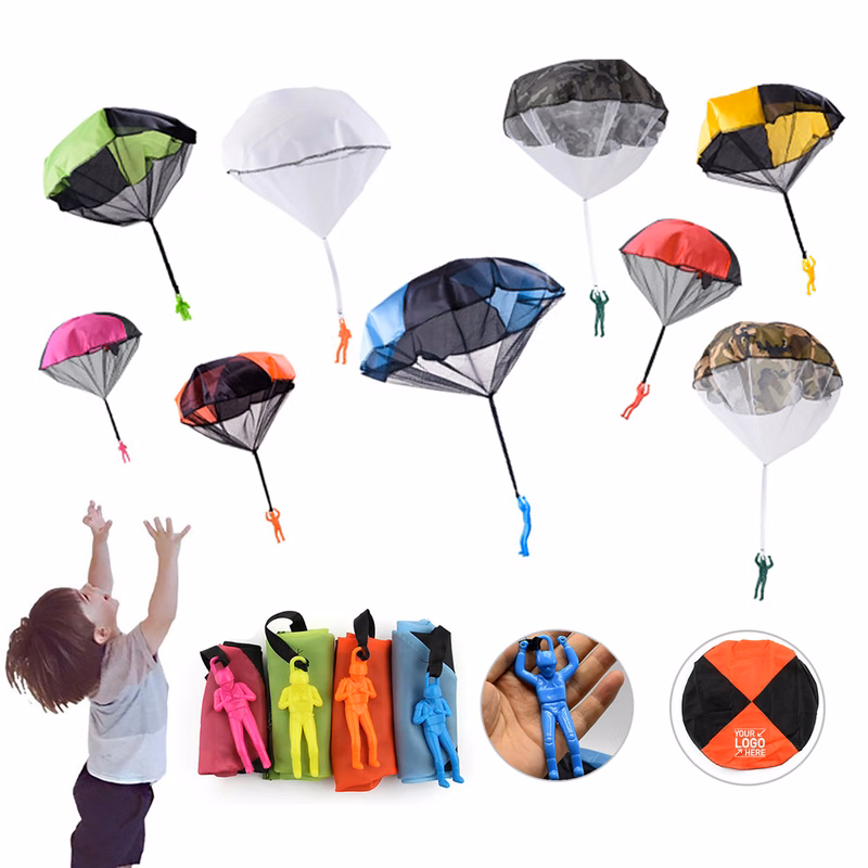Children Hand Throwing Parachute
