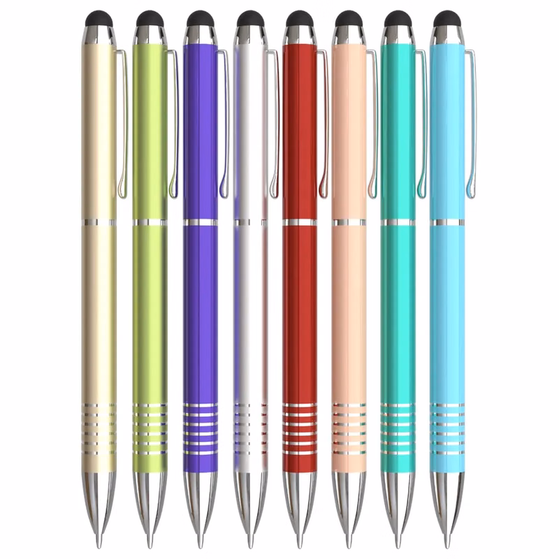 Lines Polish Metal Ball Pen