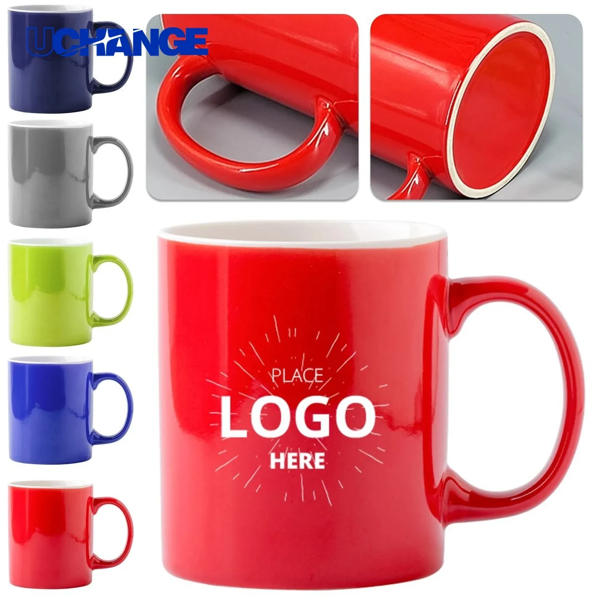 Two Tone Sublimated Coffee Mug Container (11 oz.) 1
