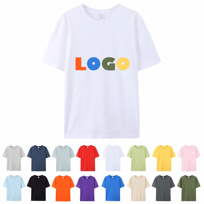 Unisex Cotton Short Sleeve Crewneck T Shirt