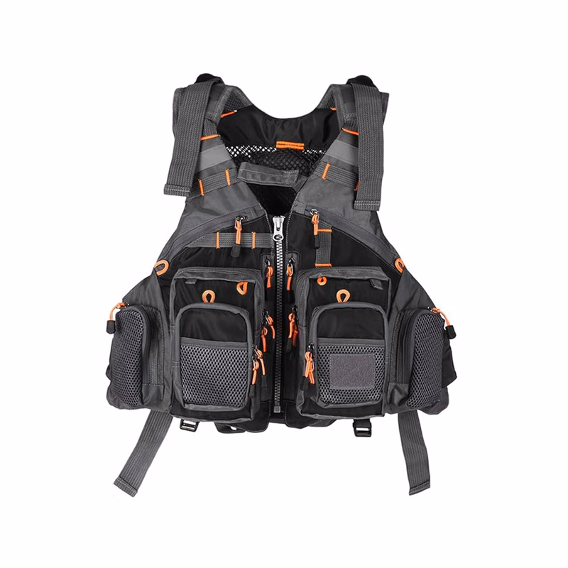 Adjustable Multi Pocket Floating Life Vest 21.7" x 18.2"