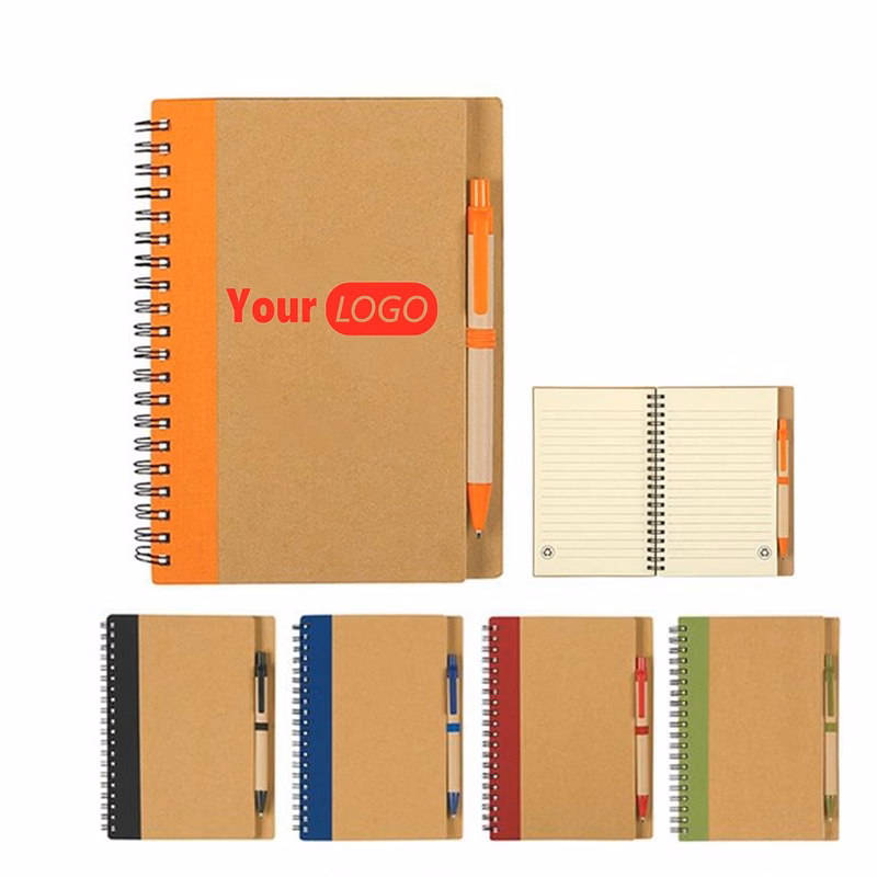 Cowhide Spliced Fabric Cover Journal Notebook