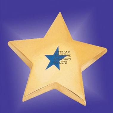 Brass Star Paperweight