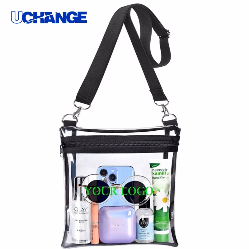 Clear PVC Waterproof Handbag Stylish Transparent Carry