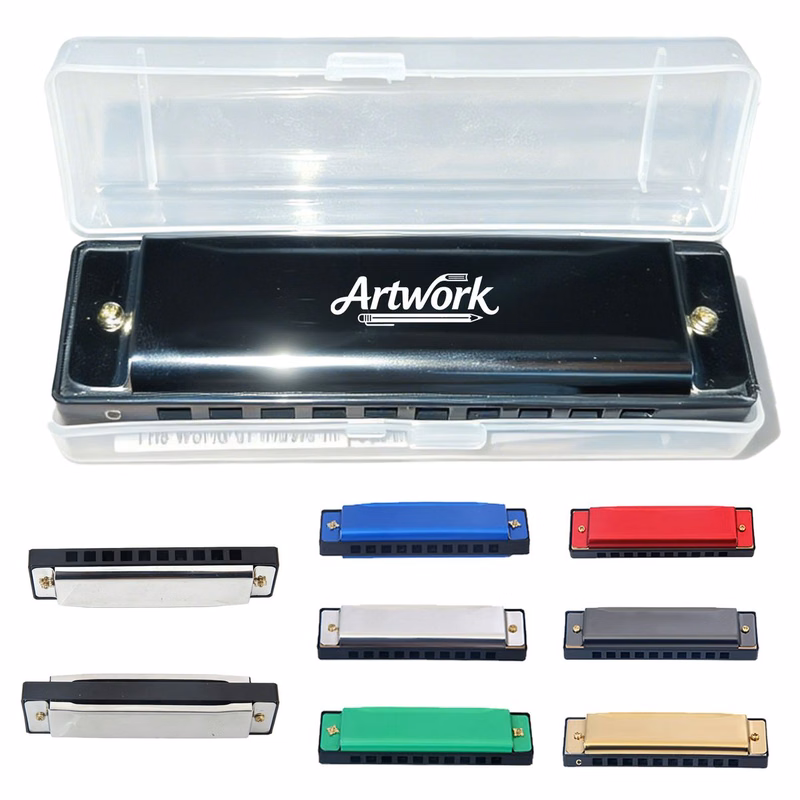 10 Hole 20 Tone C Key Blues Harmonica For Beginners