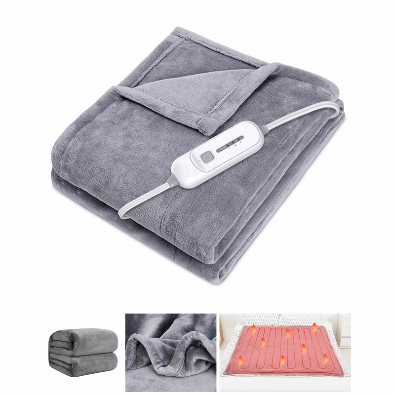 Thick flannel electric blanket for household use