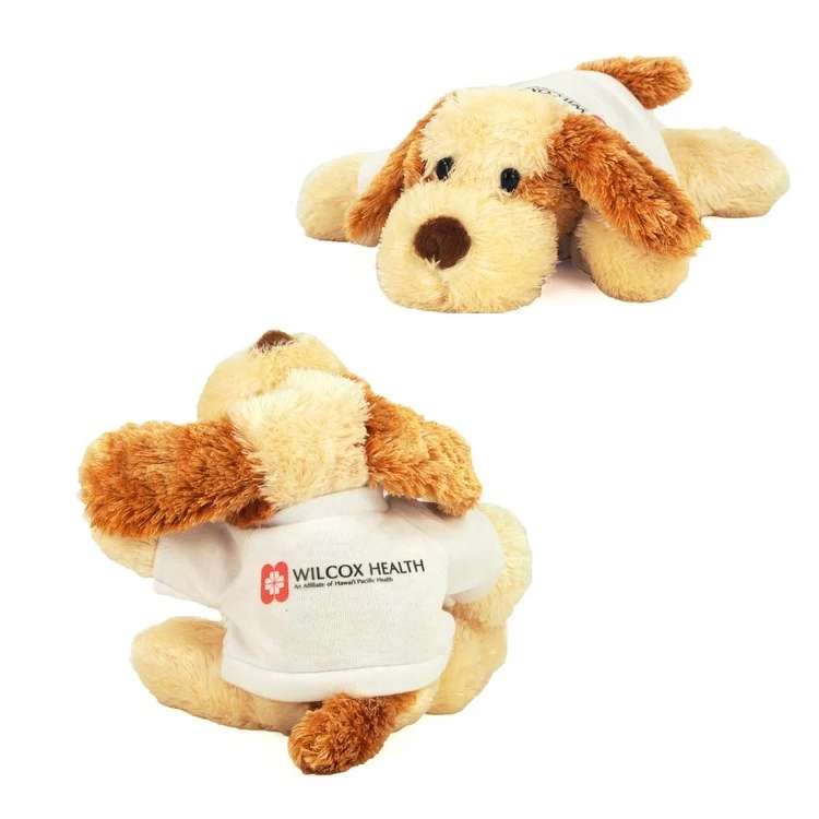 8" Scruff Dog with t-shirt and full color imprint 1