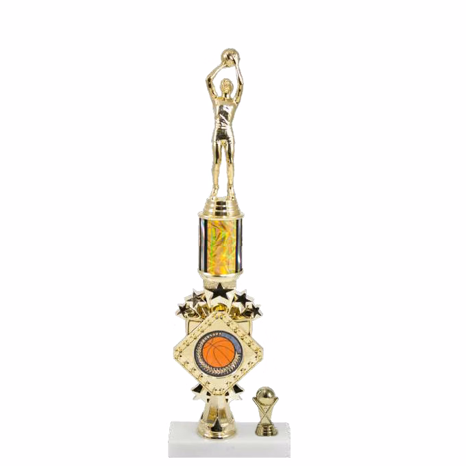 Round Column with Insert Riser, Choice of Logo, Figure and Trim