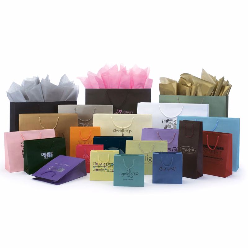 Matte European Shopping Bags