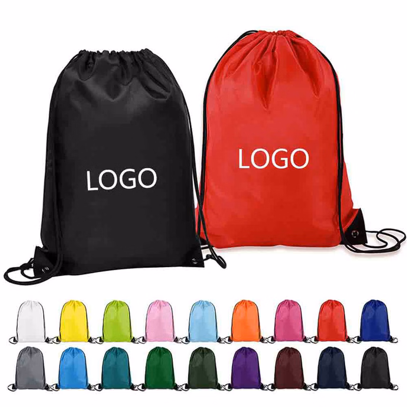 14" X 18" Polyester Drawstring Backpack