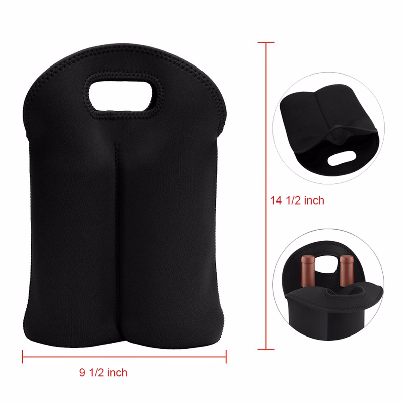 Insulated Neoprene Double Wine Tote