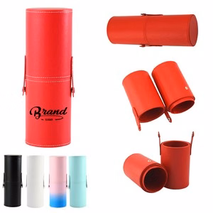Pencil Brush Holder With Multi Compartment Storage