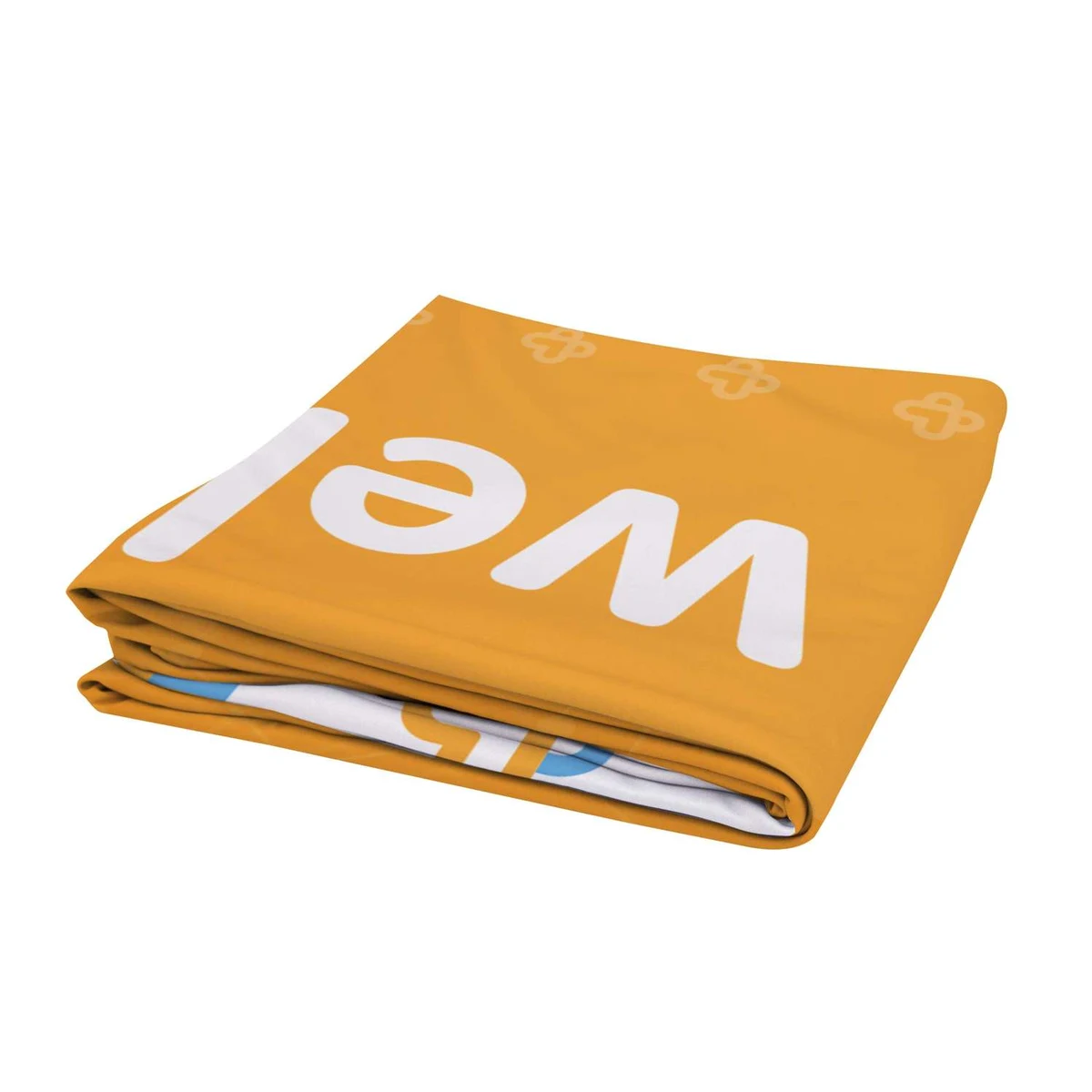 3'W x 90"H EuroFit™ Straight Wall Graphic Cover (Recycled Polyester Knit) 1