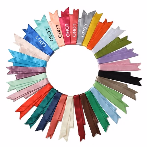 Long Polyester Neck and Hair Scarf