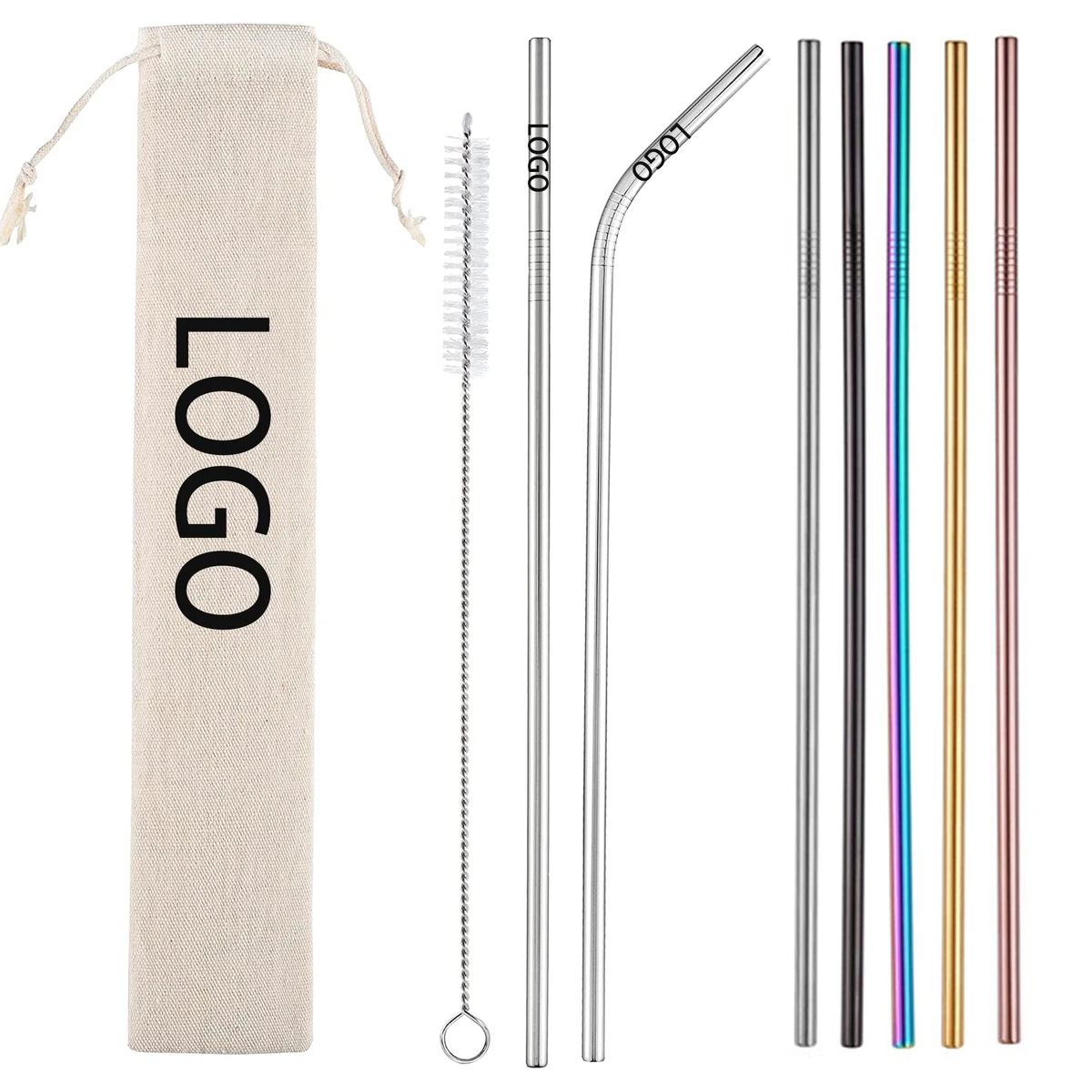 Stainless Steel Straw Kit MOQ 100 1