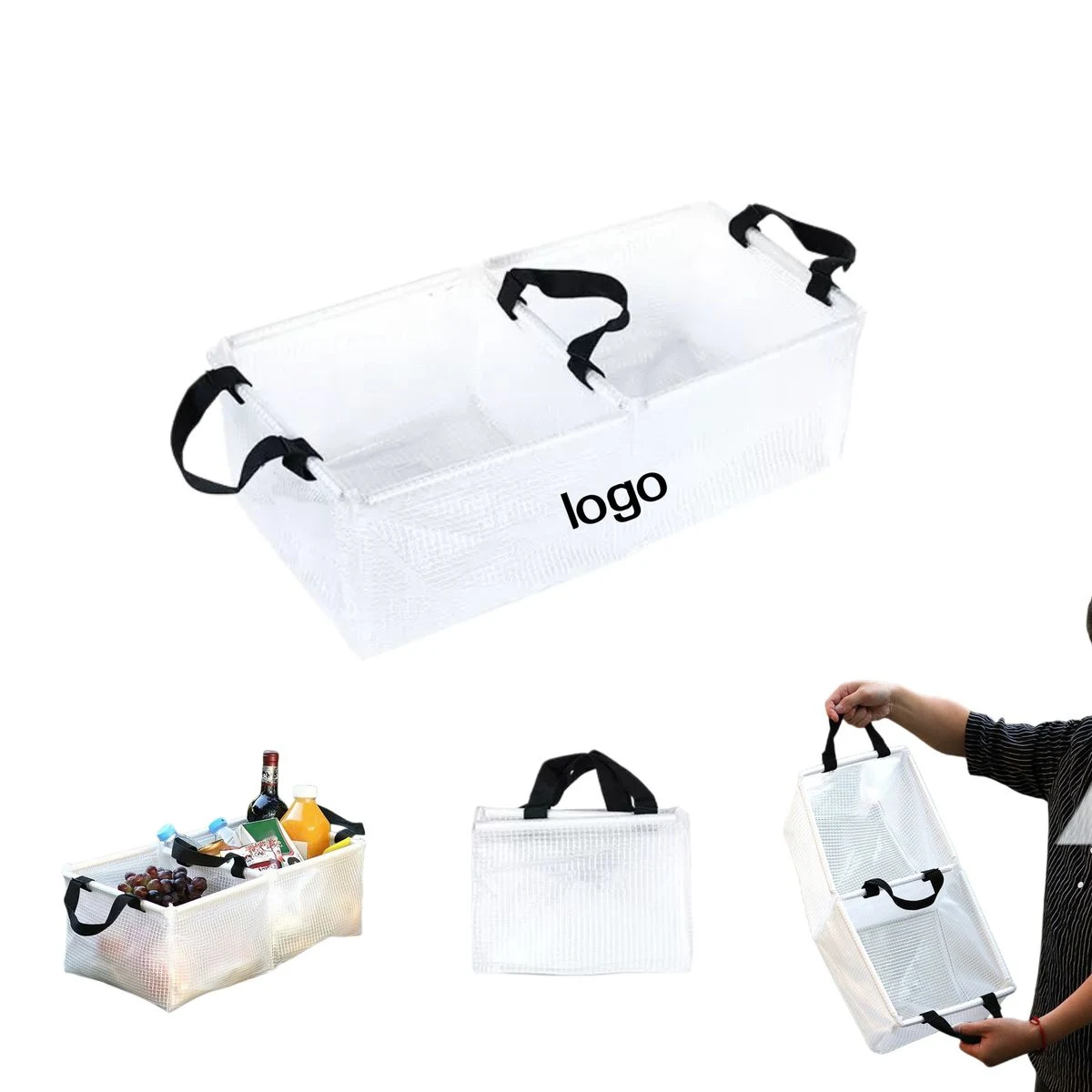 Custom PVC Two-Grid Foldable Basin 1