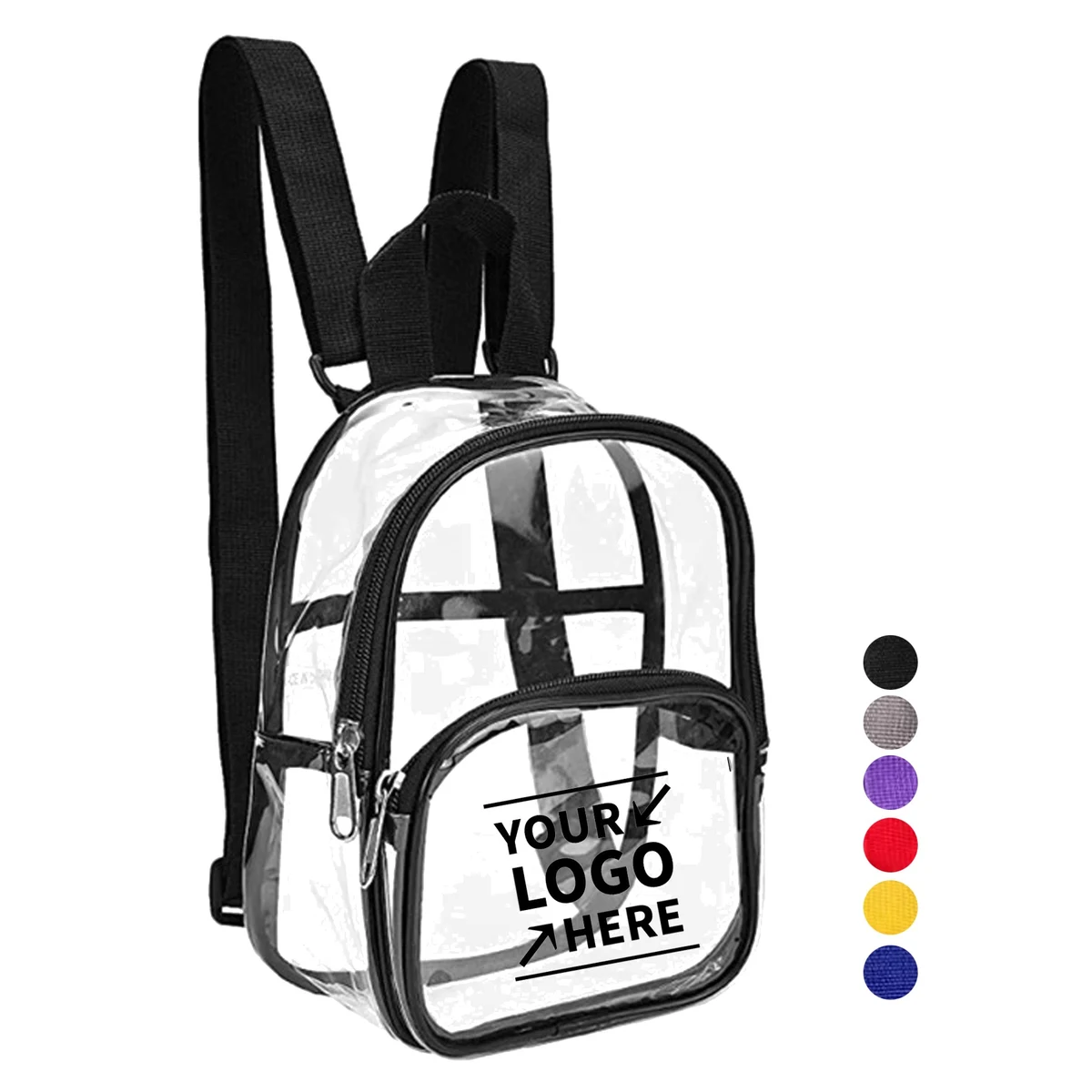PVC Mini Clear Waterproof Backpack 1
