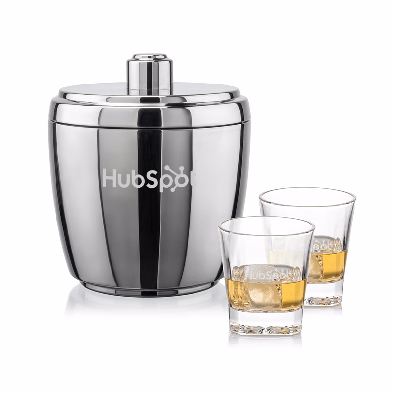 Pescara Ice Bucket & Santana On-the-Rocks Set