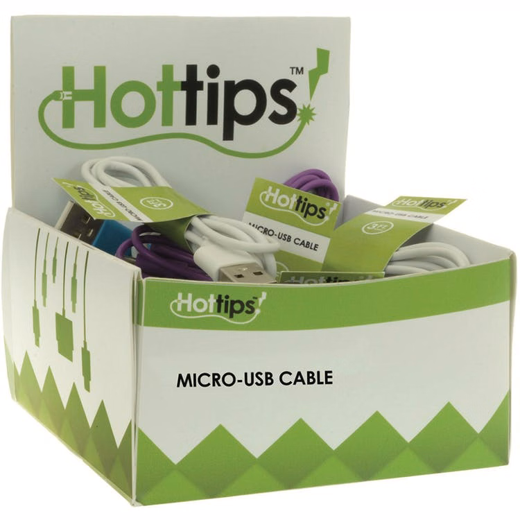 Micro-USB Charging Cables - Data Transfer 3'