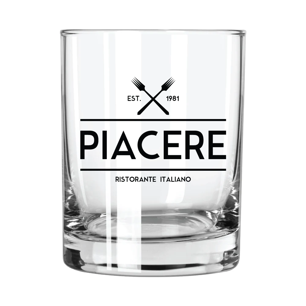 13.5 oz. Double Old Fashioned Rocks Glass 1