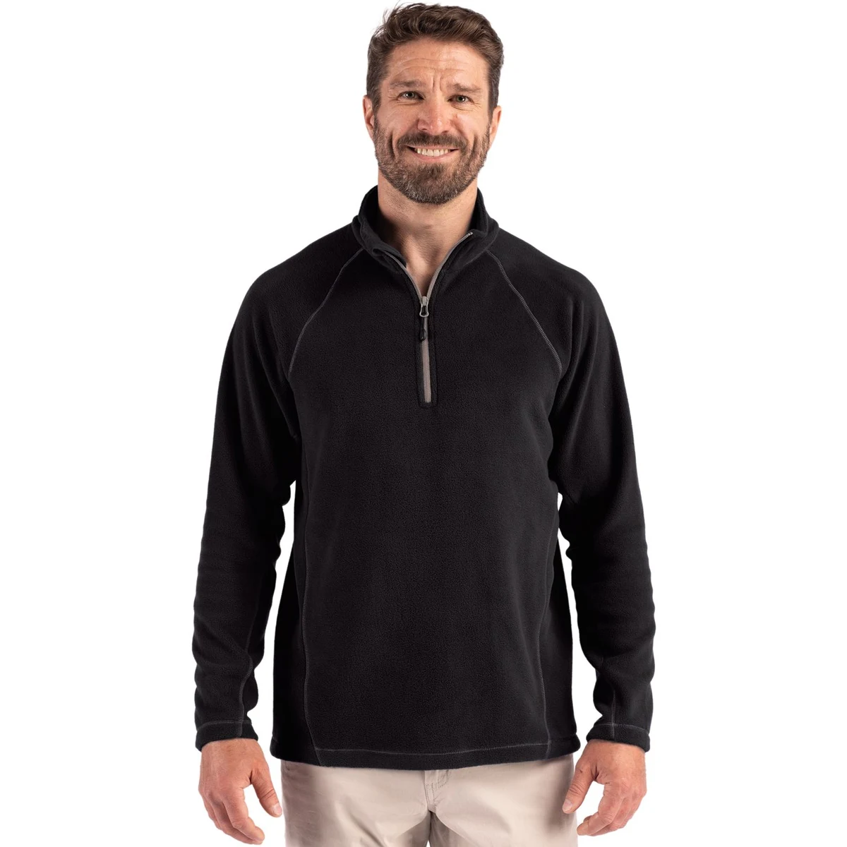 Clique Powder Recycled Fleece Mens Quarter Zip Jacket 1