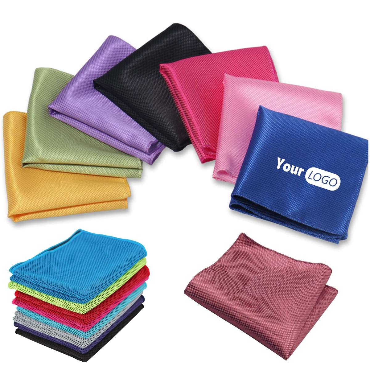 Polyester Elegant Pocket Square Handkerchief For Timeless Style 1