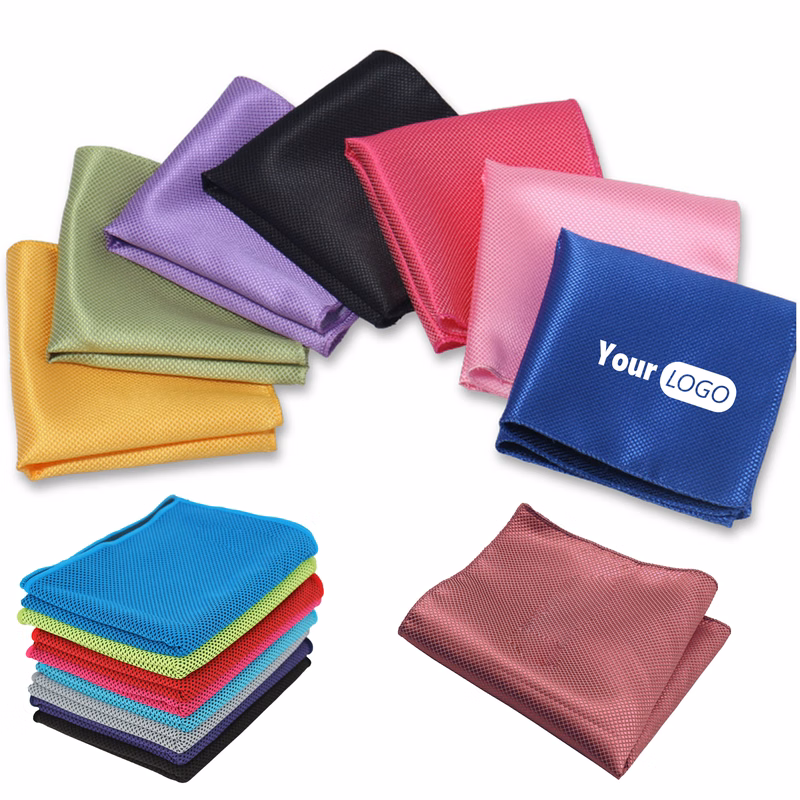Polyester Elegant Pocket Square Handkerchief For Timeless Style