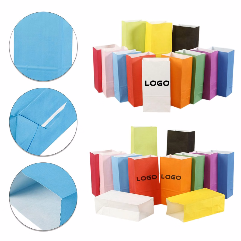Custom Printed Kraft Paper Bags for Business Promotion